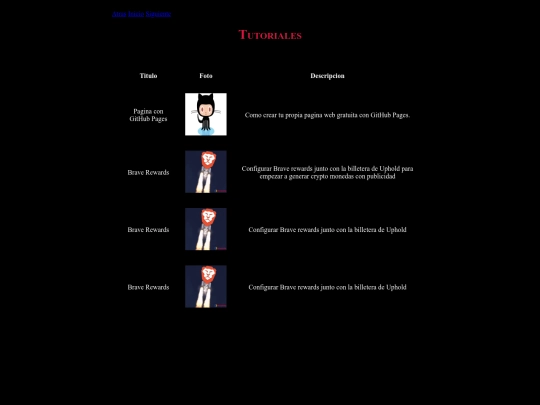 tutoriales screenshot