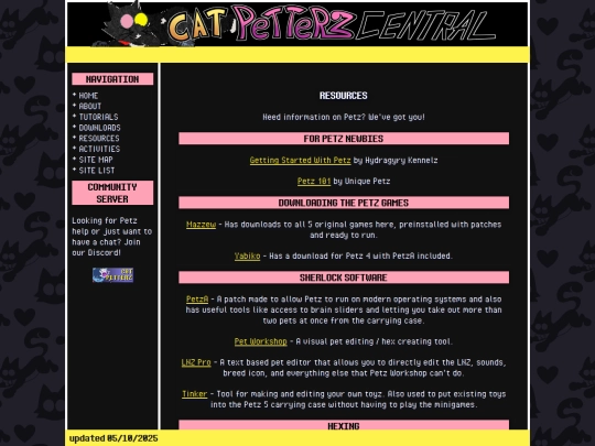 resources screenshot