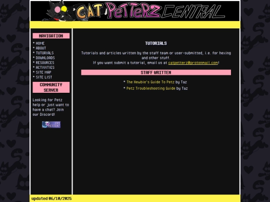 tutorials screenshot