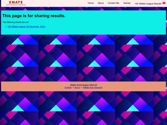 results screenshot