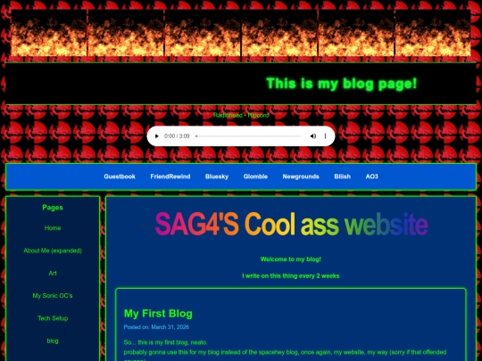 blog screenshot