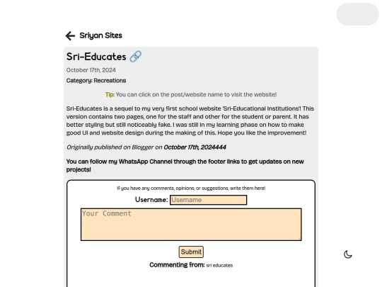 posts/sri-educates screenshot