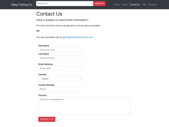 contact-us screenshot