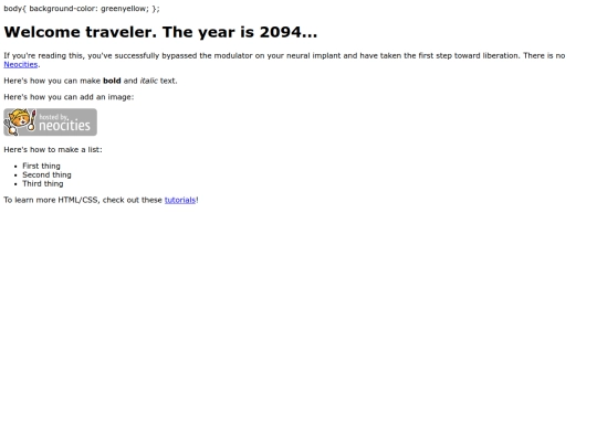 index screenshot