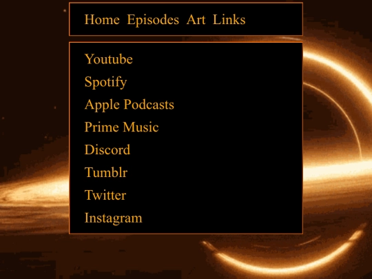 links screenshot