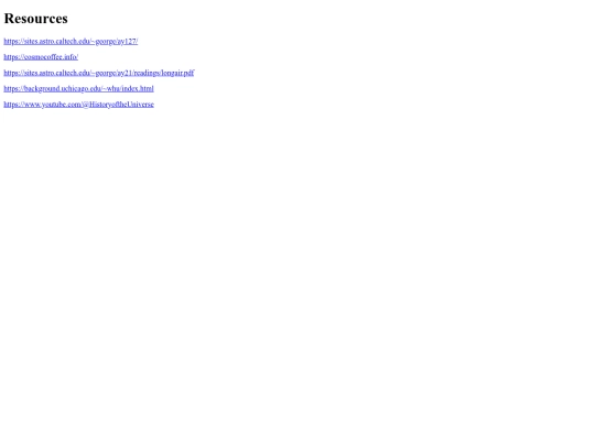 links screenshot