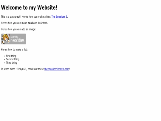 index screenshot