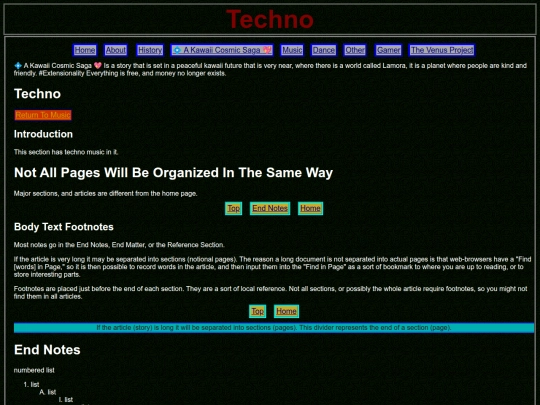 Techno screenshot