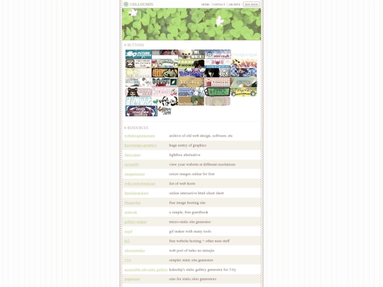 links screenshot