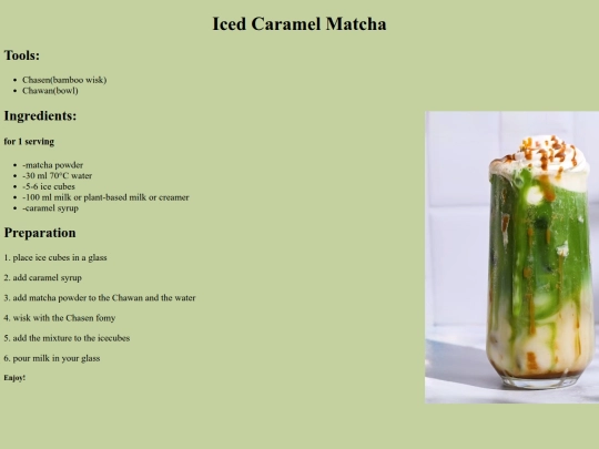 caramelmatcha screenshot