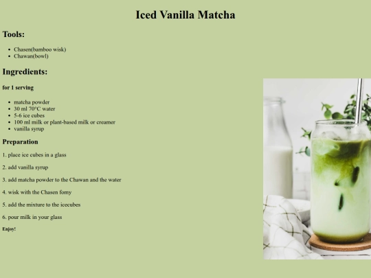 vanillematcha screenshot