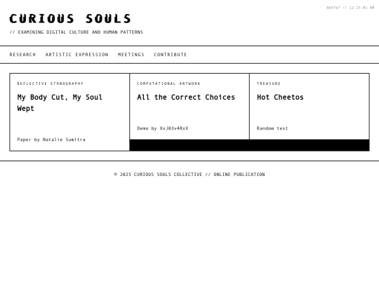 curious-souls/cs-index screenshot