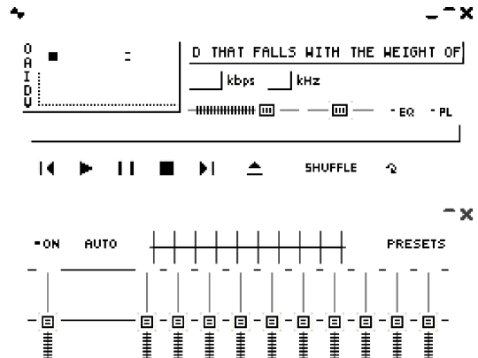 webamp-player screenshot