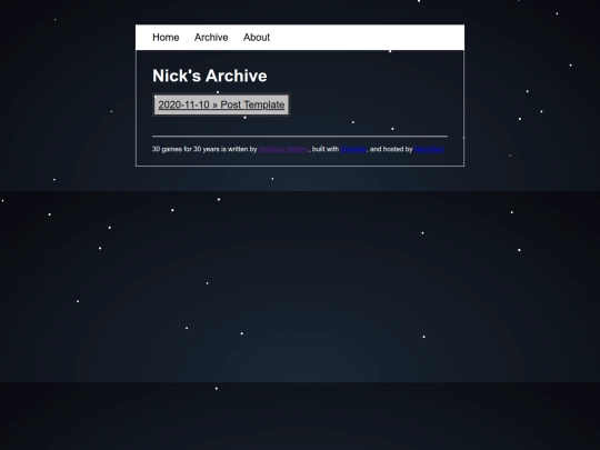 archive screenshot