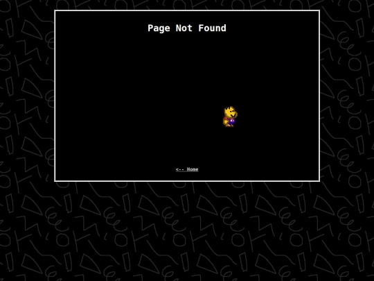 not_found screenshot