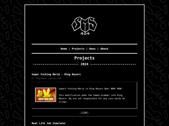 projects screenshot