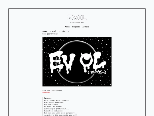 evol01 screenshot