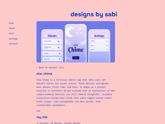 work/star-chime screenshot
