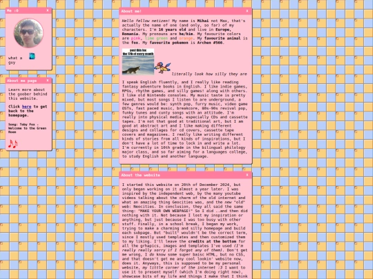 aboutme screenshot