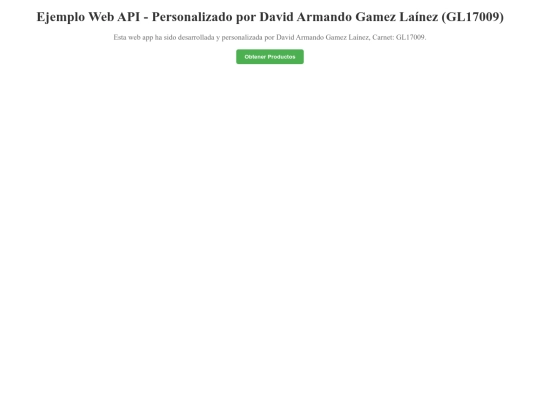 apiwebsiteGL17009 screenshot