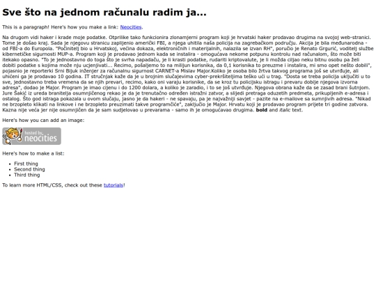 index screenshot