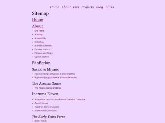 sitemap screenshot