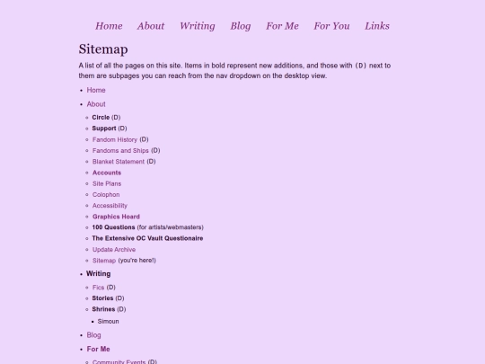 sitemap screenshot