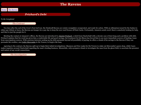 RavensPages/PrichardsDebt screenshot