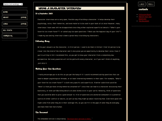 posts/2023-09-23-Using-A-Character-Interview screenshot