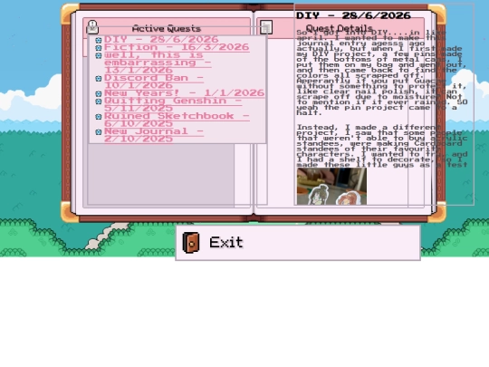 journal screenshot