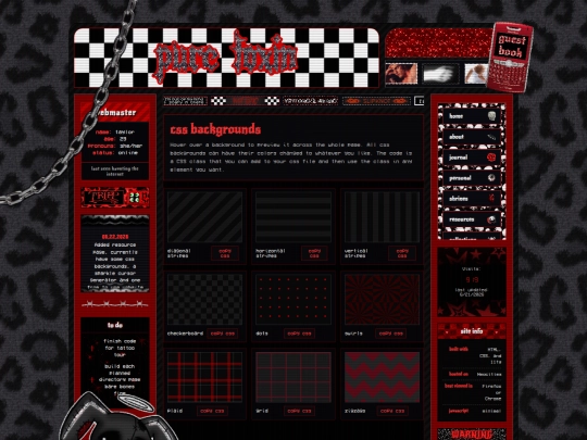 resources/codesnippets/cssbackgrounds screenshot