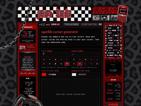 resources/codesnippets/sparklecursor screenshot