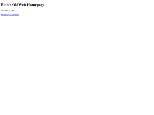 oldWeb screenshot