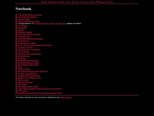 notes screenshot
