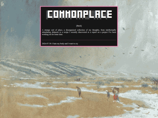 commonplace screenshot