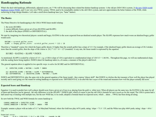 handicap-rationale screenshot