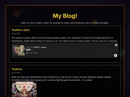 blogs screenshot