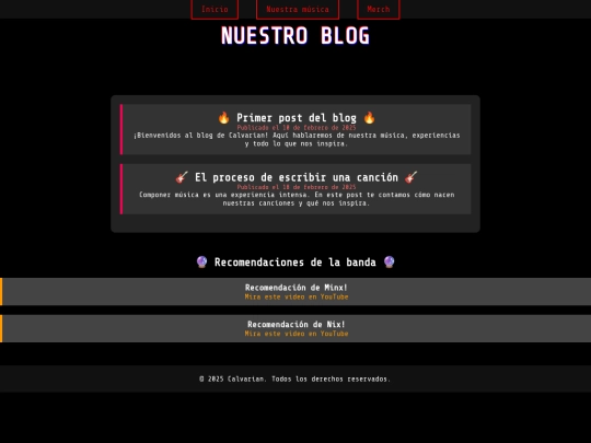 blog screenshot