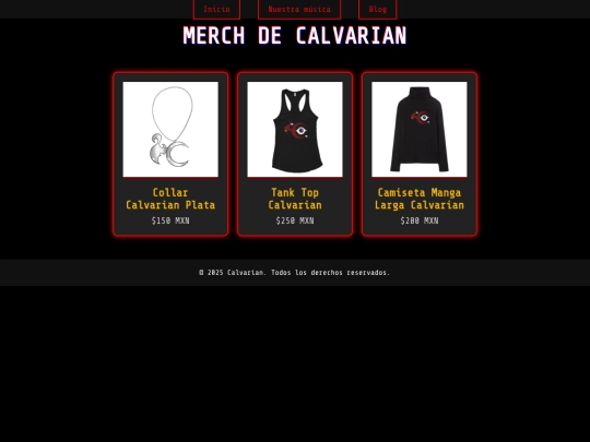 merch screenshot