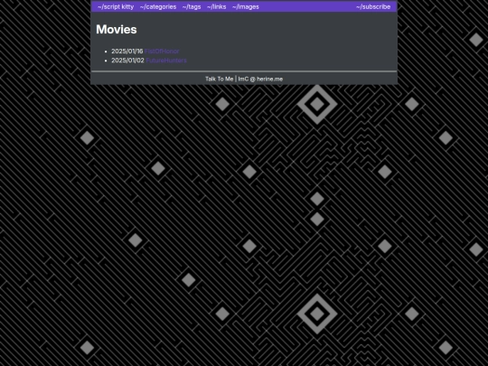 categories/movies screenshot