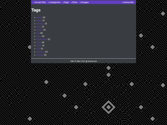 tags screenshot
