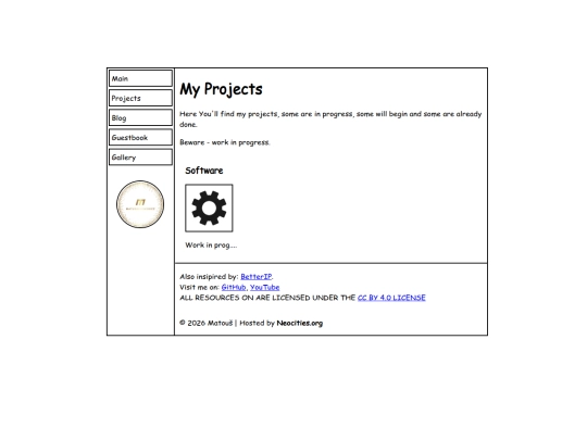 Projects screenshot
