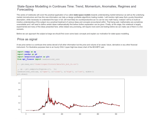 State Space Modelling screenshot