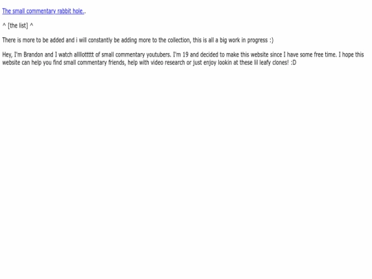 index screenshot