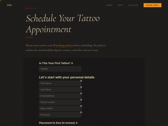 schedule screenshot