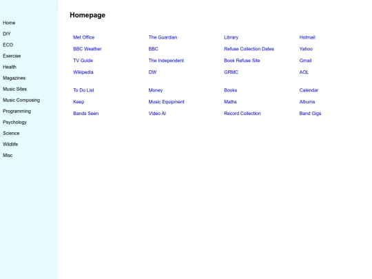 index screenshot