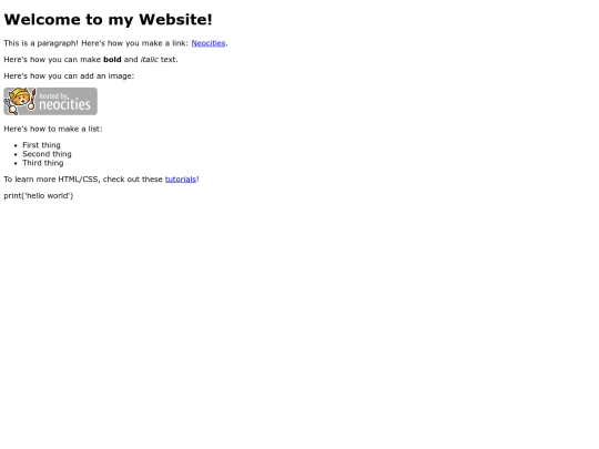 index screenshot