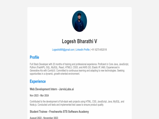 index screenshot