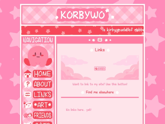 Links screenshot
