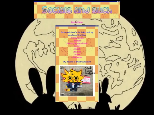 links screenshot